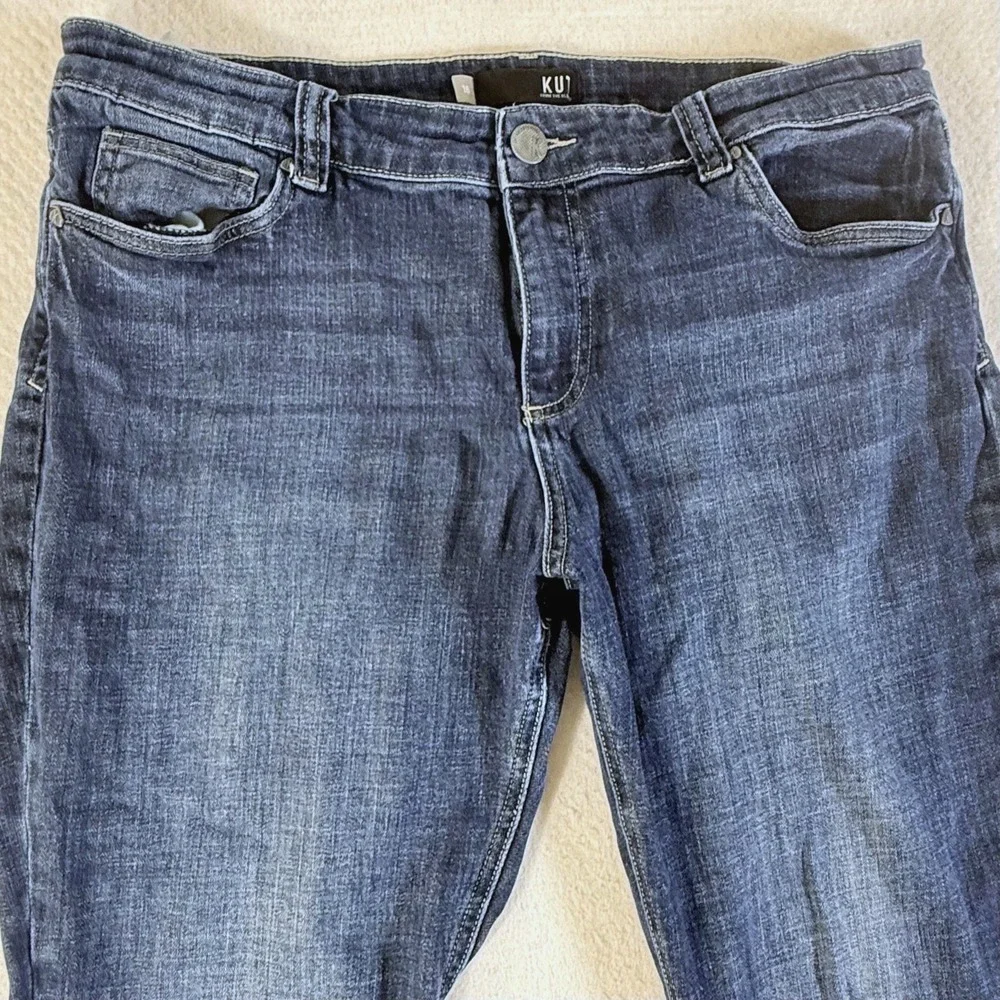 Kut from the Kloth Jeans Womens 16 Bootcut Stretch Denim Dark Wash 33